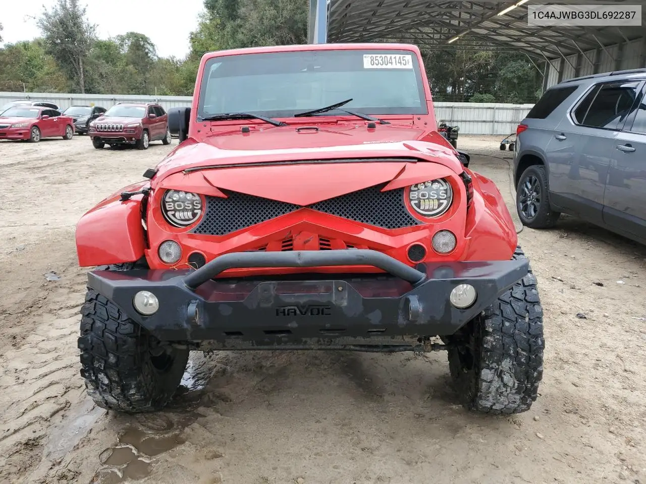 1C4AJWBG3DL692287 2013 Jeep Wrangler Sahara