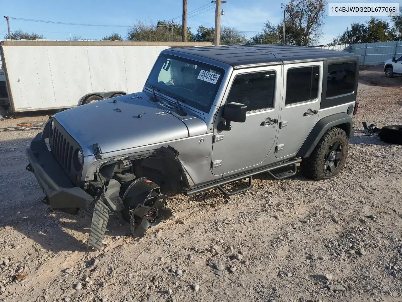 1C4BJWDG2DL677068 2013 Jeep Wrangler Unlimited Sport