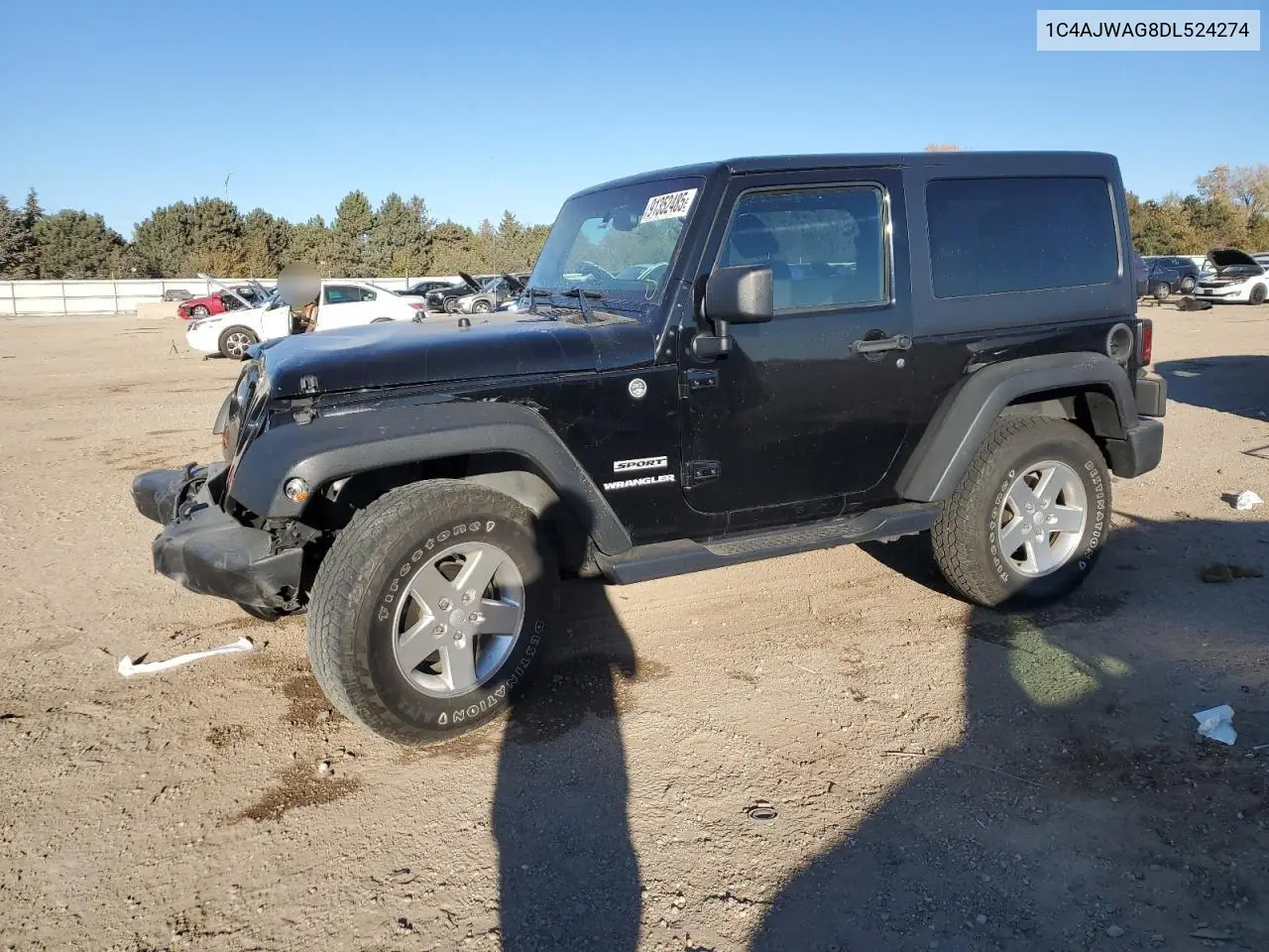 1C4AJWAG8DL524274 2013 Jeep Wrangler Sport