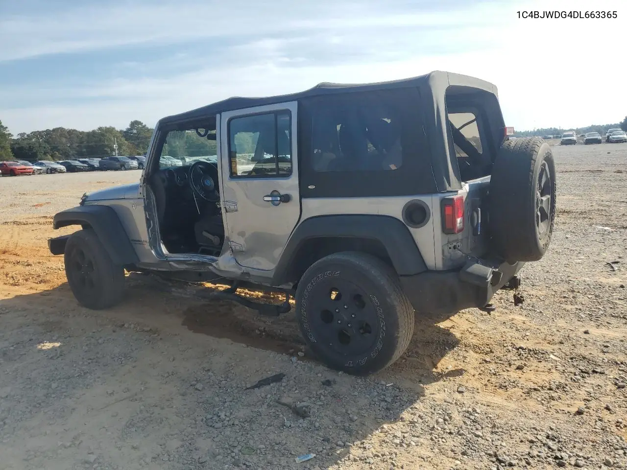 1C4BJWDG4DL663365 2013 Jeep Wrangler Unlimited Sport