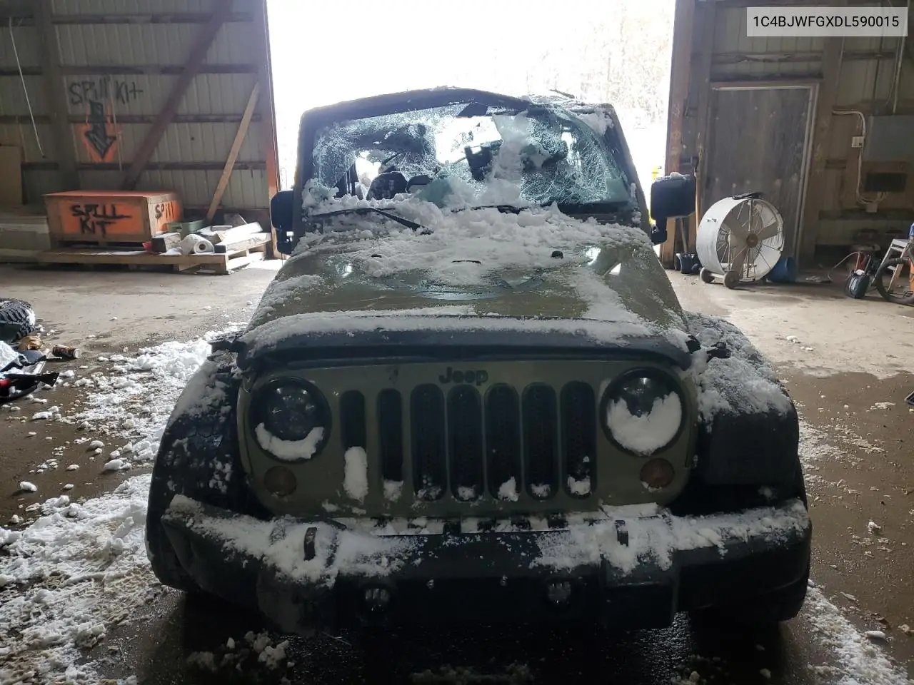 1C4BJWFGXDL590015 2013 Jeep Wrangler Unlimited Rubicon