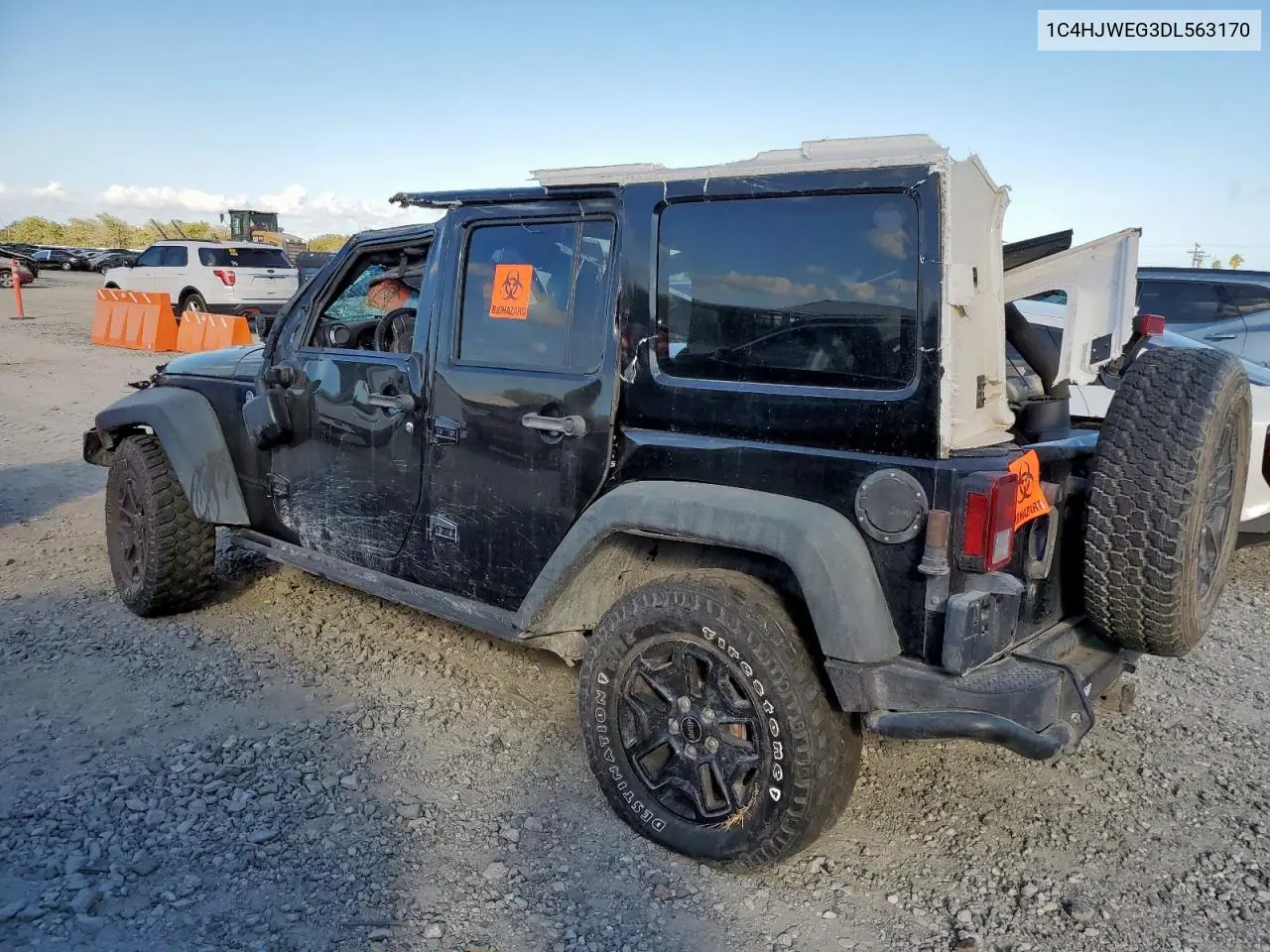 1C4HJWEG3DL563170 2013 Jeep Wrangler Unlimited Sahara