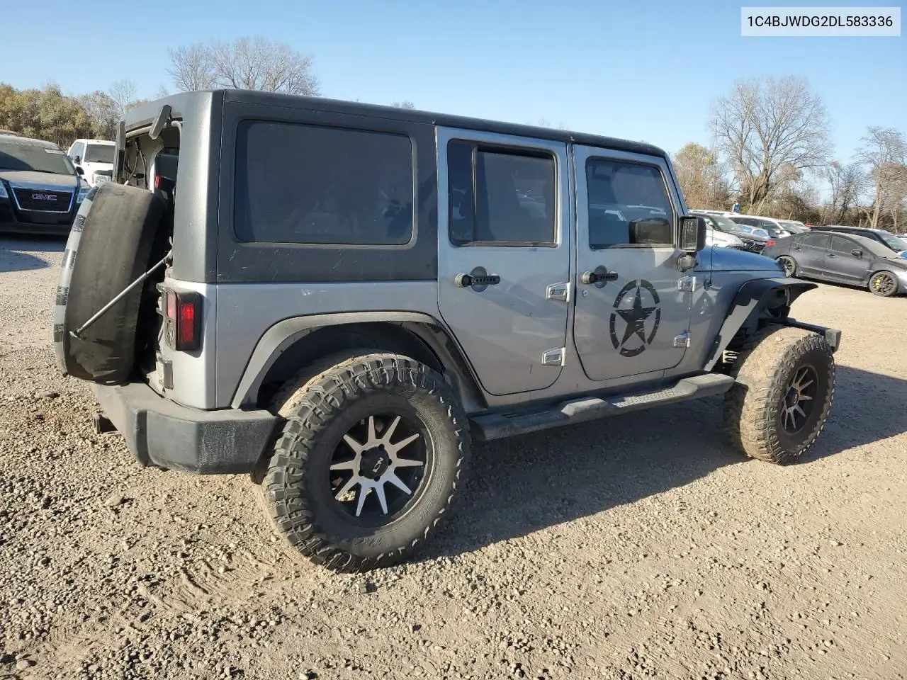 1C4BJWDG2DL583336 2013 Jeep Wrangler Unlimited Sport