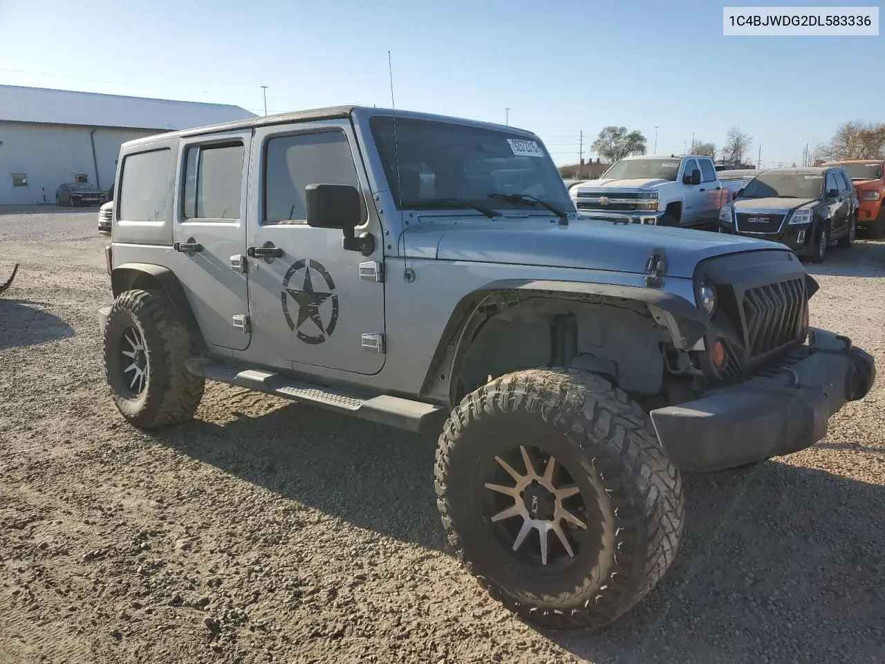 1C4BJWDG2DL583336 2013 Jeep Wrangler Unlimited Sport