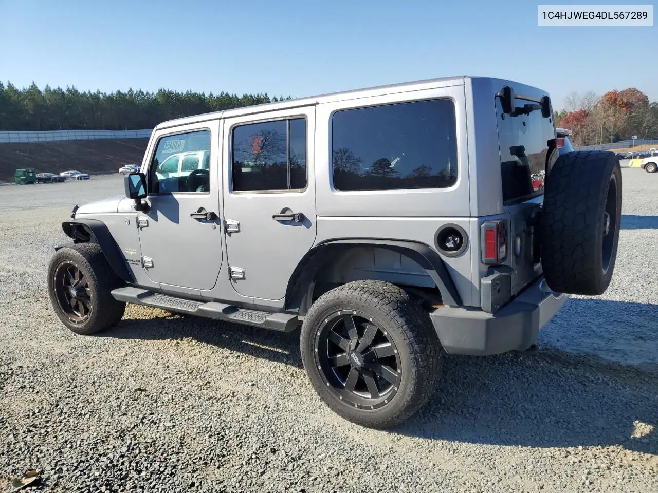 1C4HJWEG4DL567289 2013 Jeep Wrangler Unlimited Sahara