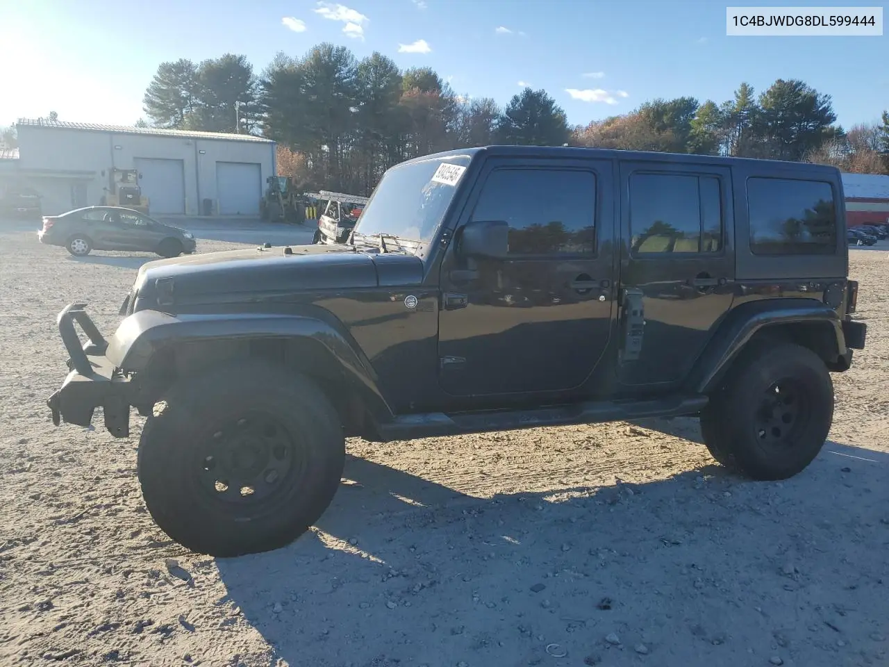 1C4BJWDG8DL599444 2013 Jeep Wrangler Unlimited Sport