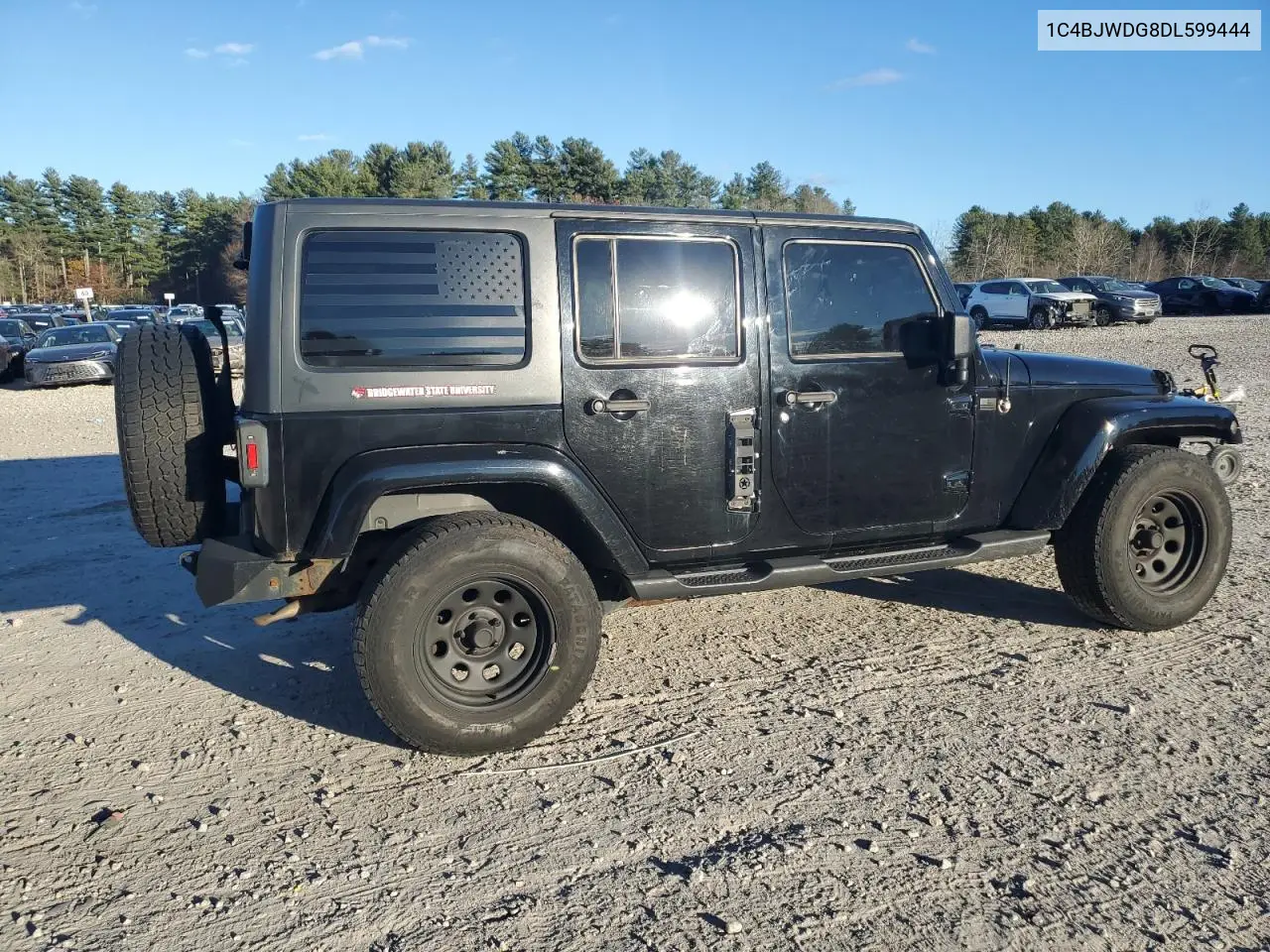 1C4BJWDG8DL599444 2013 Jeep Wrangler Unlimited Sport