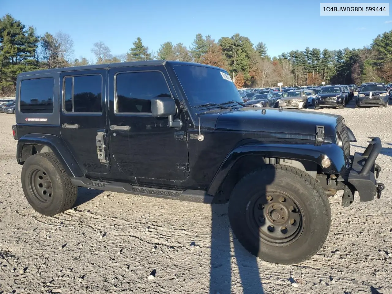 1C4BJWDG8DL599444 2013 Jeep Wrangler Unlimited Sport