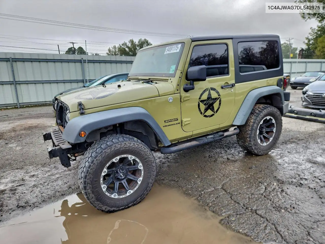 1C4AJWAG7DL542975 2013 Jeep Wrangler Sport