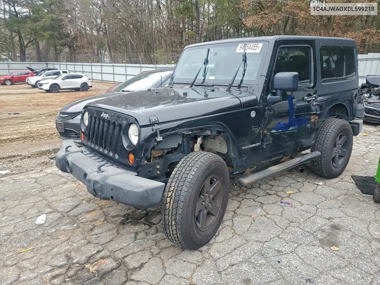 1C4AJWAGXDL599218 2013 Jeep Wrangler Sport