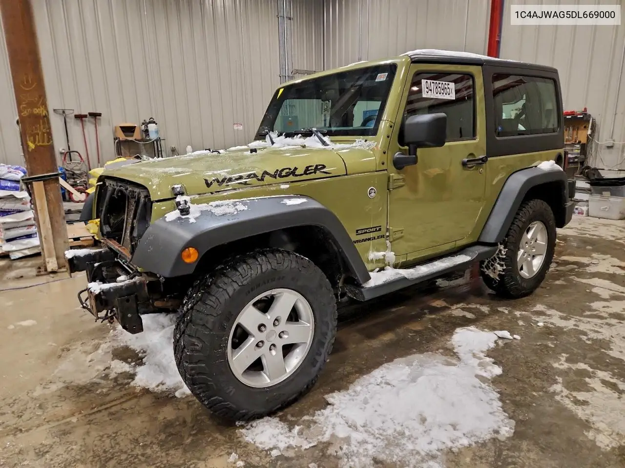 1C4AJWAG5DL669000 2013 Jeep Wrangler Sport