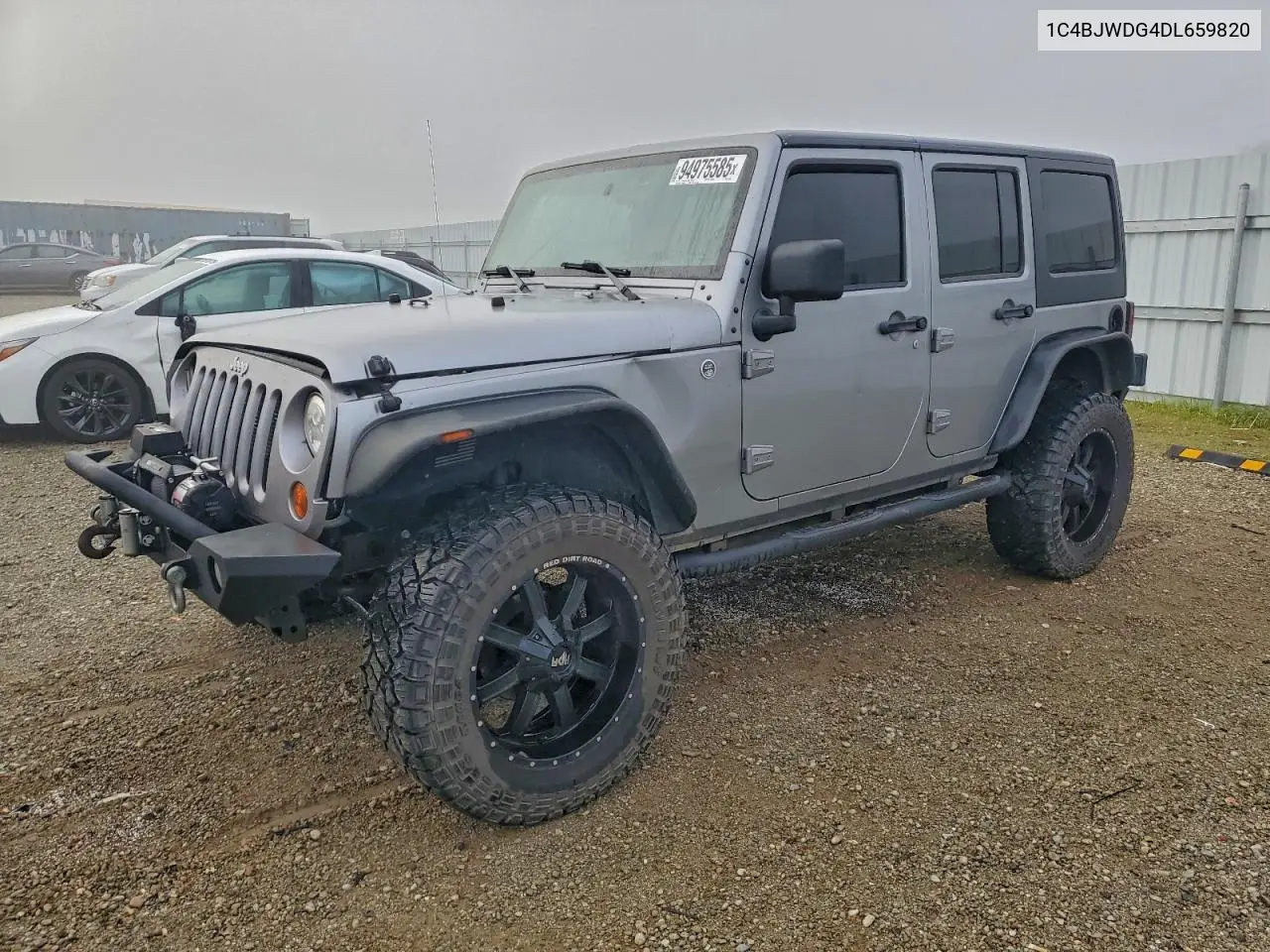 1C4BJWDG4DL659820 2013 Jeep Wrangler Unlimited Sport