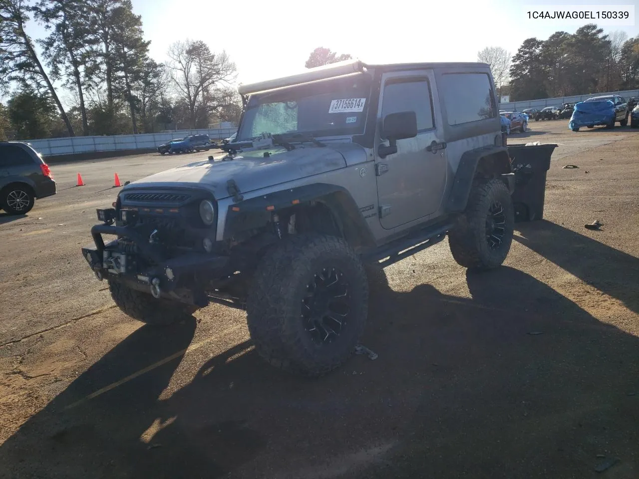 1C4AJWAG0EL150339 2014 Jeep Wrangler Sport