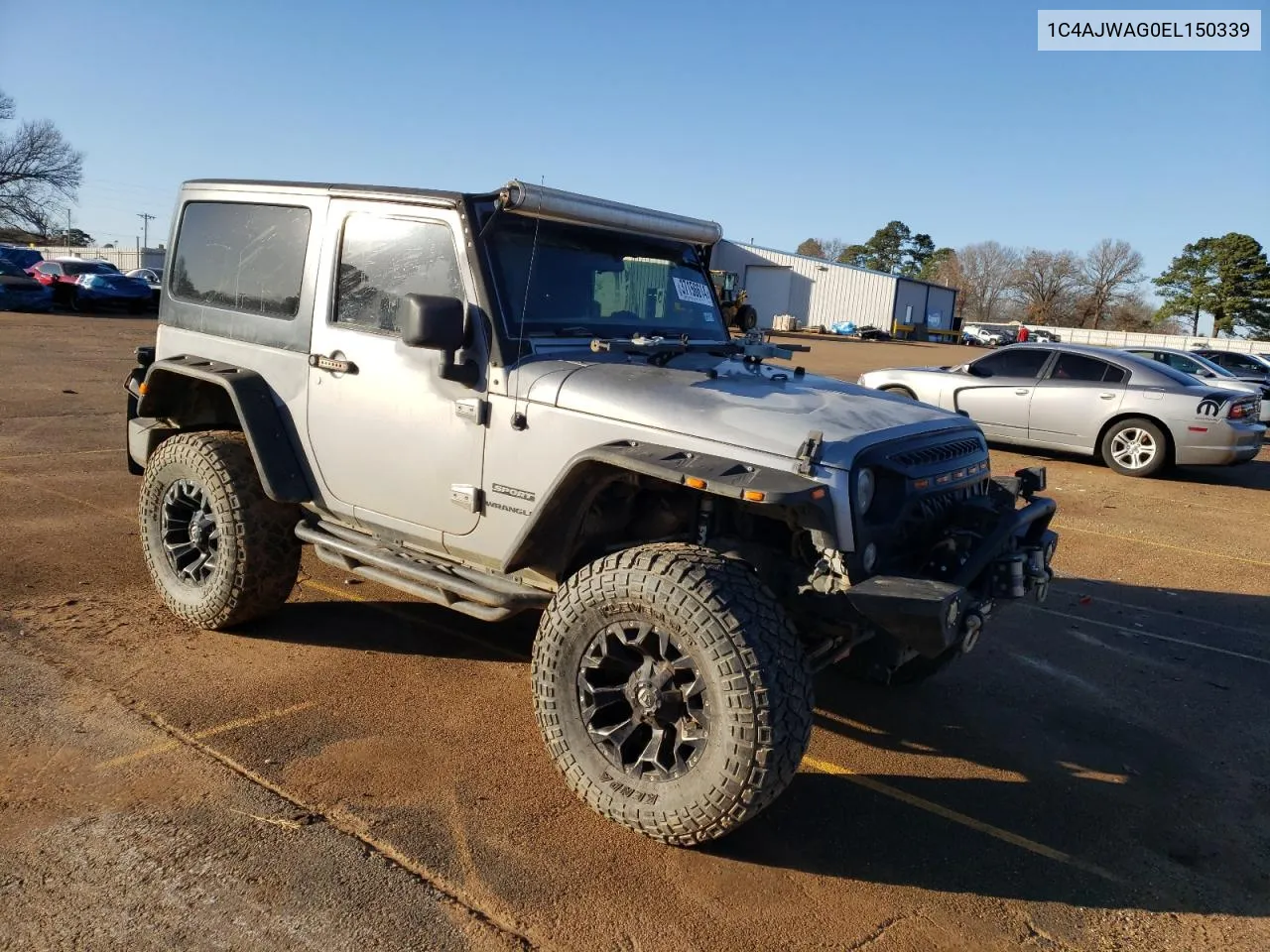 2014 Jeep Wrangler Sport VIN: 1C4AJWAG0EL150339 Lot: 37156614