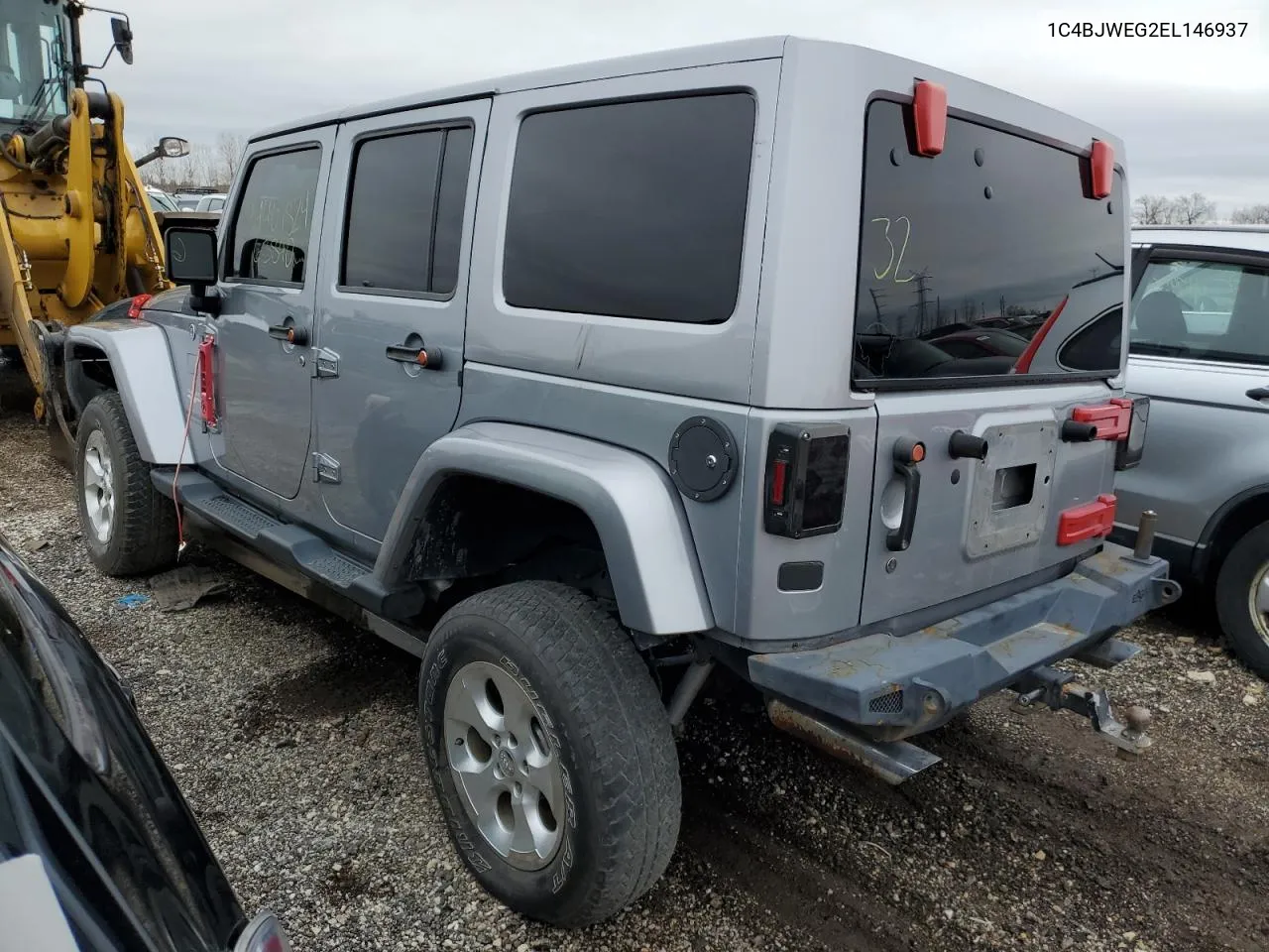 2014 Jeep Wrangler Unlimited Sahara VIN: 1C4BJWEG2EL146937 Lot: 44401824