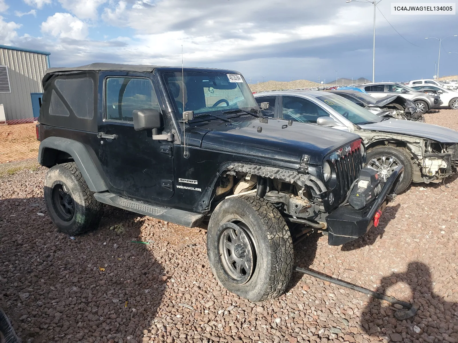 2014 Jeep Wrangler Sport VIN: 1C4AJWAG1EL134005 Lot: 48735784