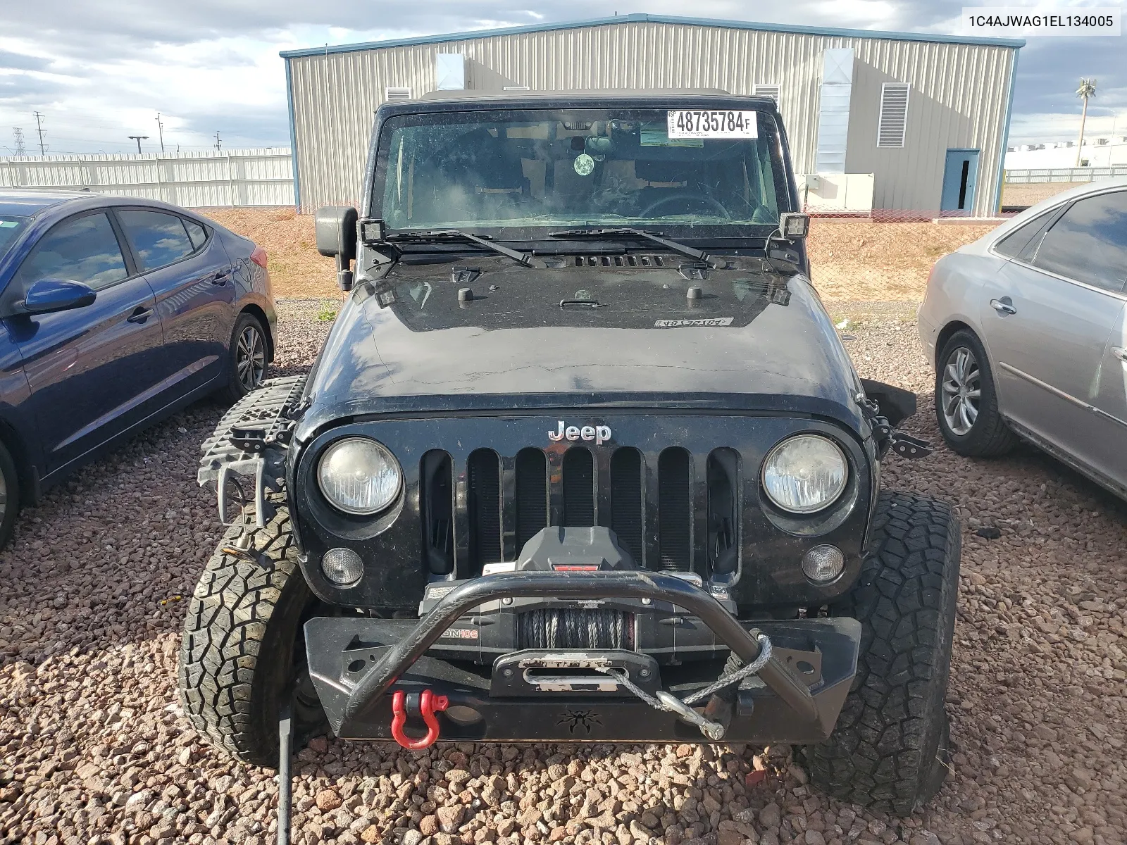 2014 Jeep Wrangler Sport VIN: 1C4AJWAG1EL134005 Lot: 48735784