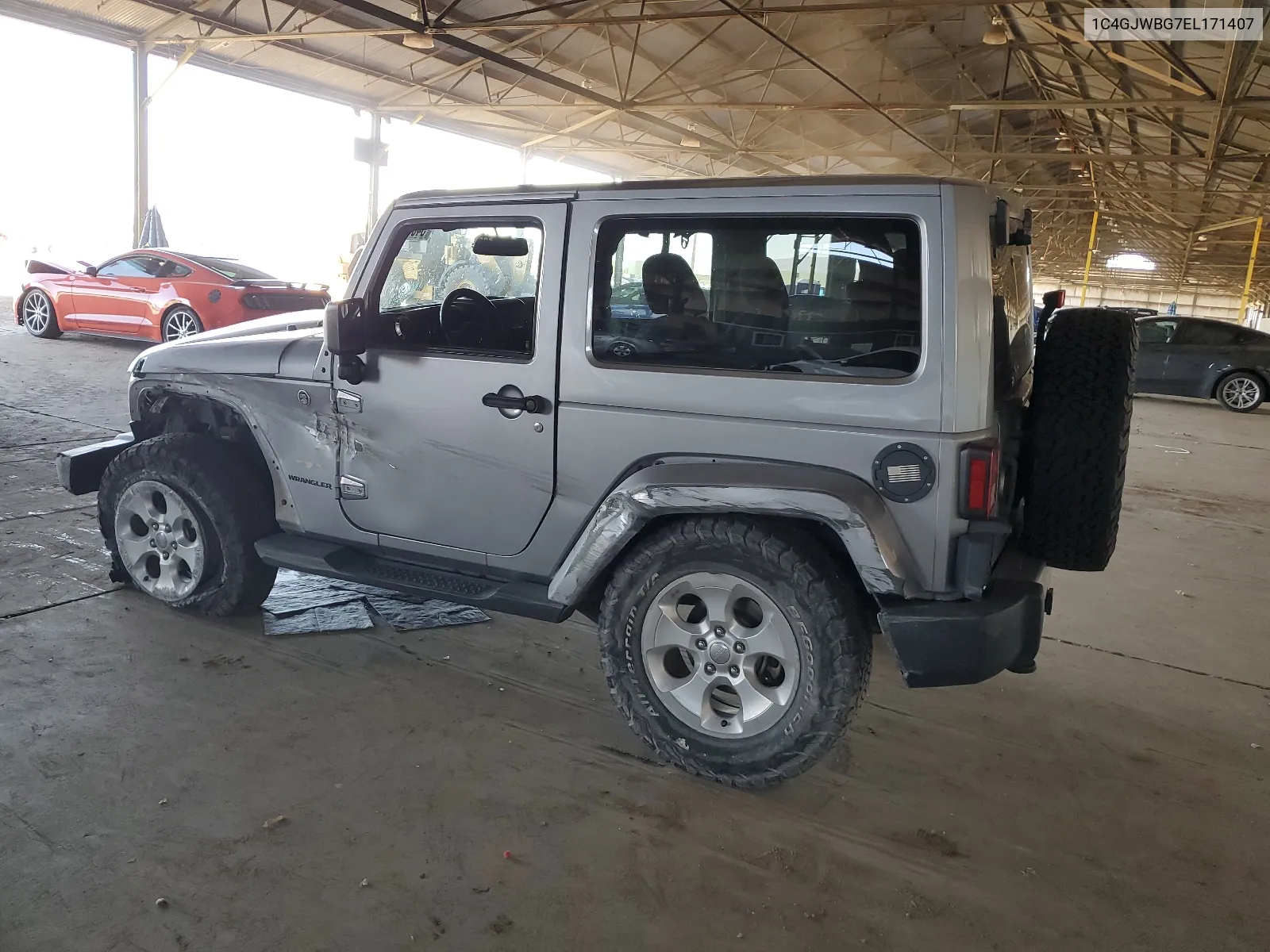 2014 Jeep Wrangler Sahara VIN: 1C4GJWBG7EL171407 Lot: 54647894