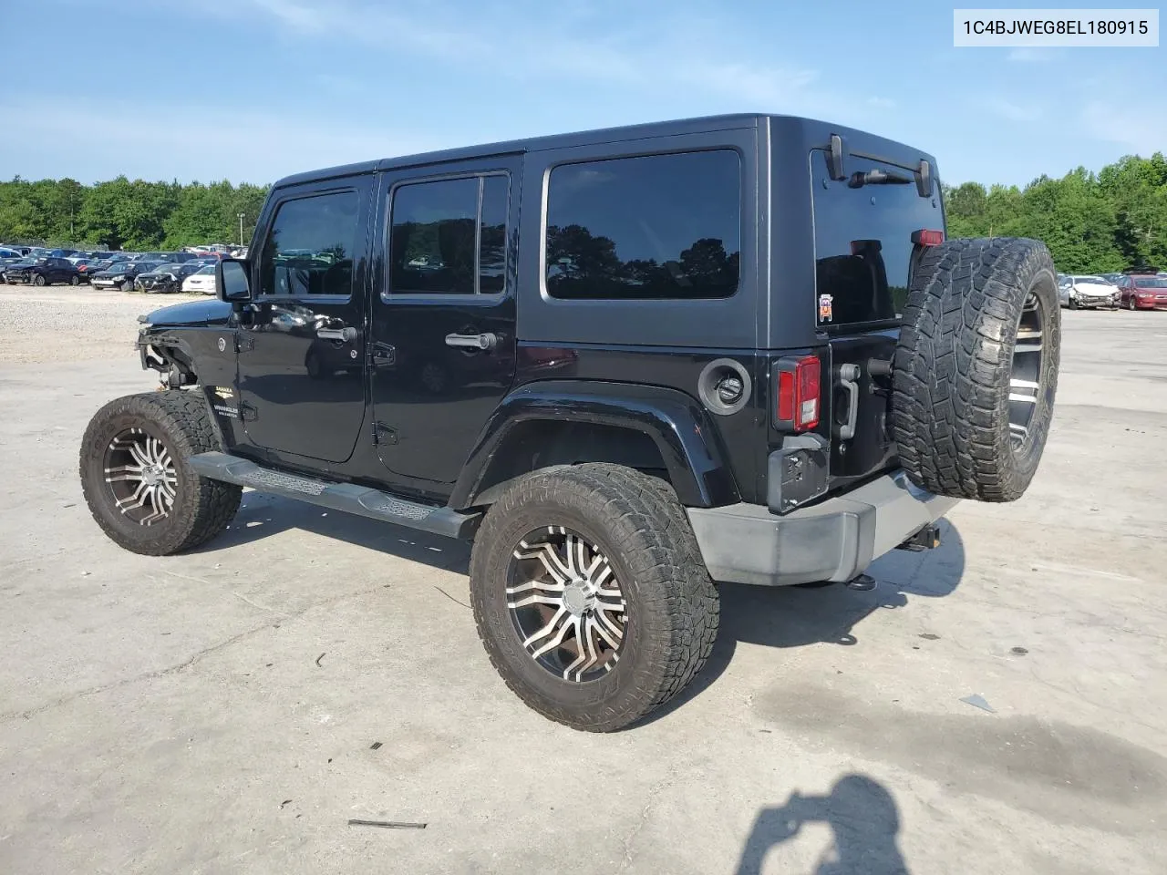 2014 Jeep Wrangler Unlimited Sahara VIN: 1C4BJWEG8EL180915 Lot: 55657044