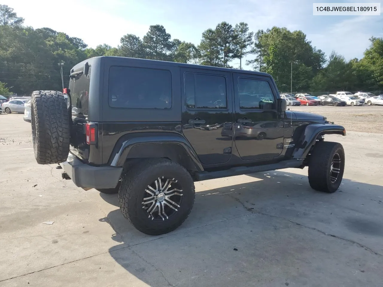 2014 Jeep Wrangler Unlimited Sahara VIN: 1C4BJWEG8EL180915 Lot: 55657044