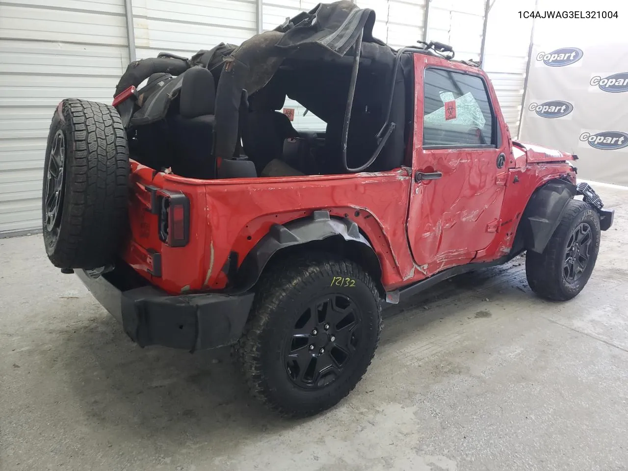 1C4AJWAG3EL321004 2014 Jeep Wrangler Sport