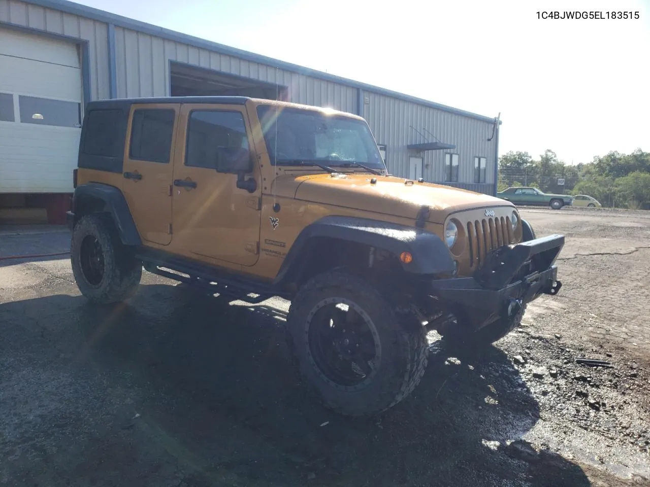 1C4BJWDG5EL183515 2014 Jeep Wrangler Unlimited Sport