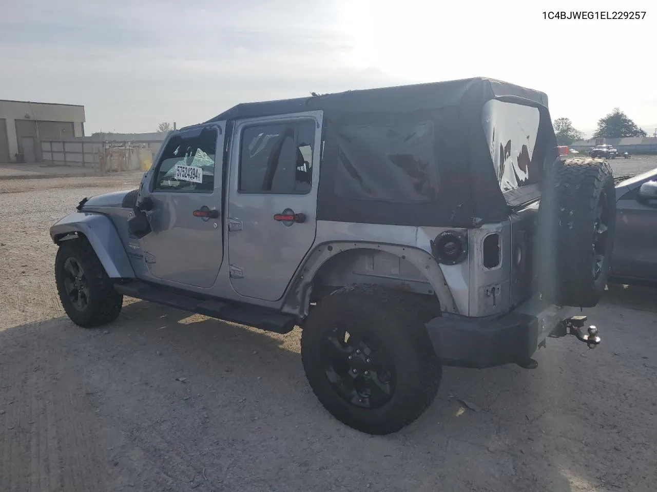 1C4BJWEG1EL229257 2014 Jeep Wrangler Unlimited Sahara