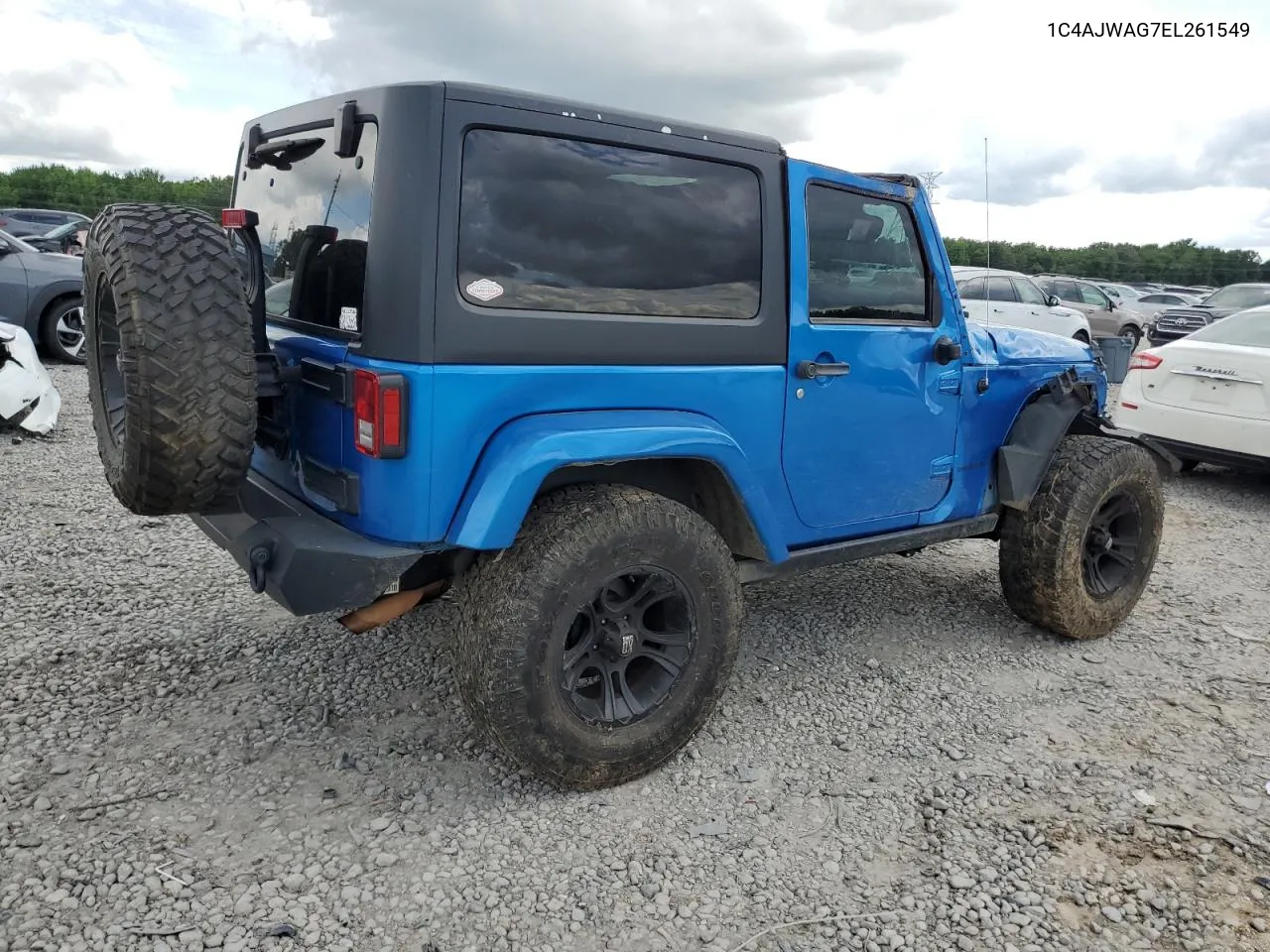 2014 Jeep Wrangler Sport VIN: 1C4AJWAG7EL261549 Lot: 57906254