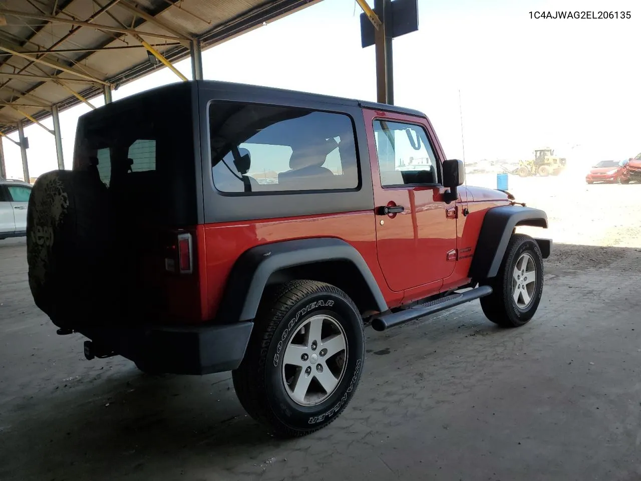 2014 Jeep Wrangler Sport VIN: 1C4AJWAG2EL206135 Lot: 57953094