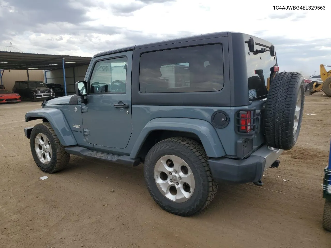 2014 Jeep Wrangler Sahara VIN: 1C4AJWBG4EL329563 Lot: 58037004