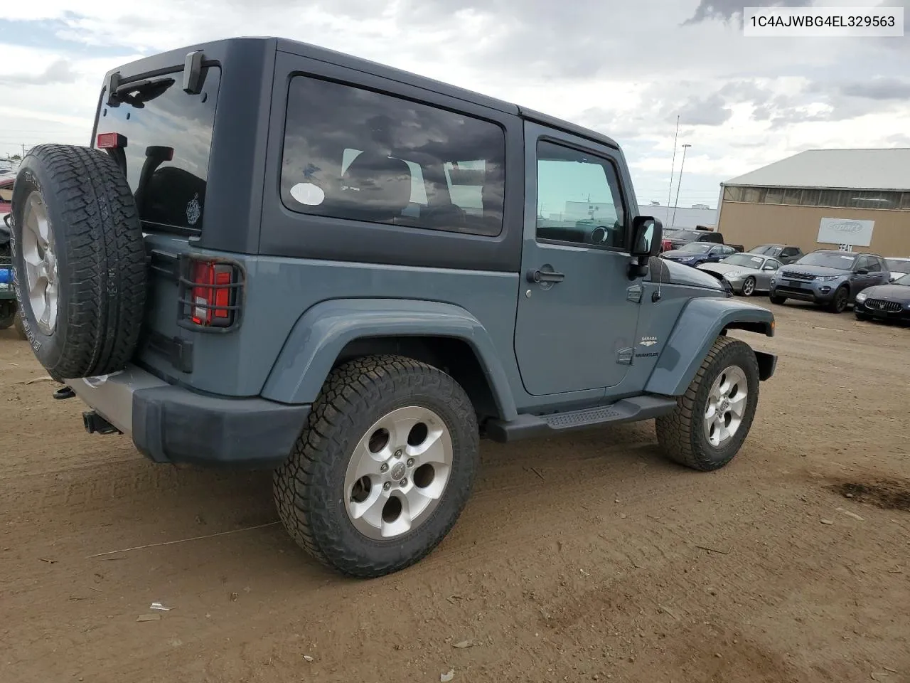 2014 Jeep Wrangler Sahara VIN: 1C4AJWBG4EL329563 Lot: 58037004