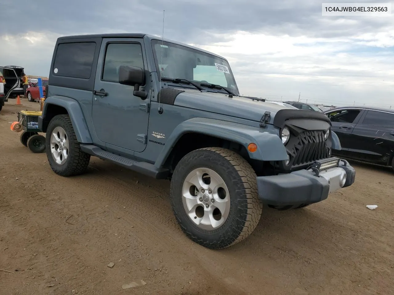 2014 Jeep Wrangler Sahara VIN: 1C4AJWBG4EL329563 Lot: 58037004