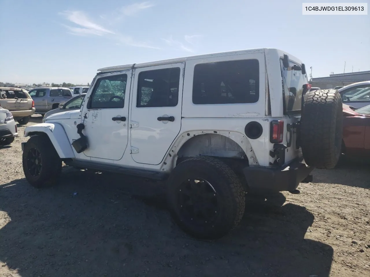 2014 Jeep Wrangler Unlimited Sport VIN: 1C4BJWDG1EL309613 Lot: 58115734