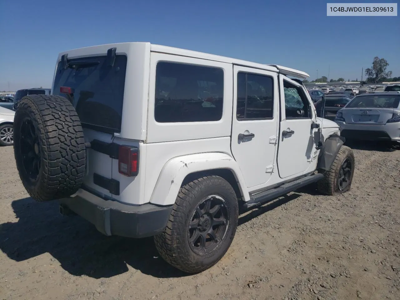 2014 Jeep Wrangler Unlimited Sport VIN: 1C4BJWDG1EL309613 Lot: 58115734