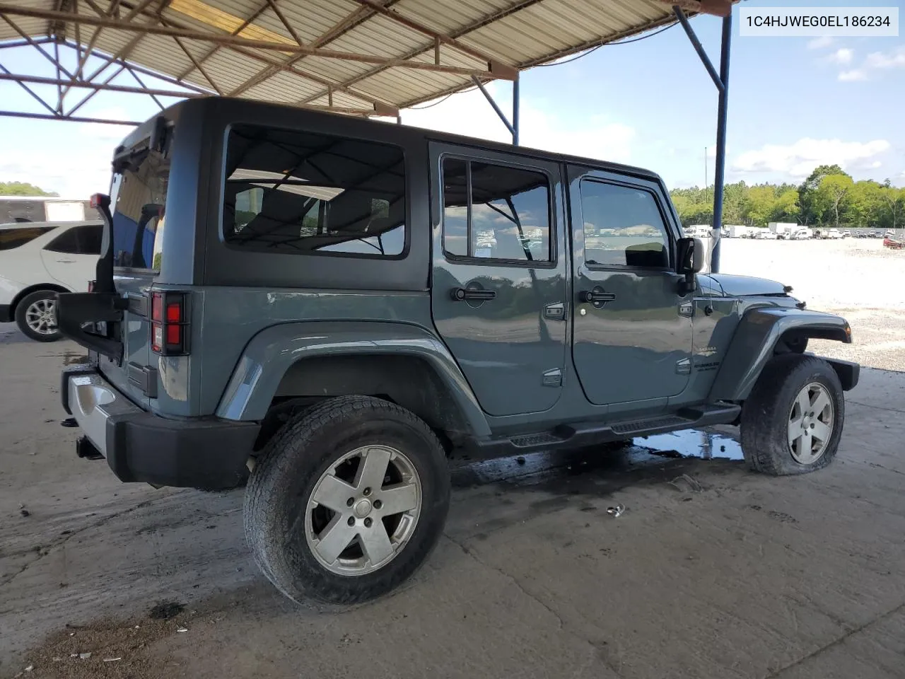 1C4HJWEG0EL186234 2014 Jeep Wrangler Unlimited Sahara