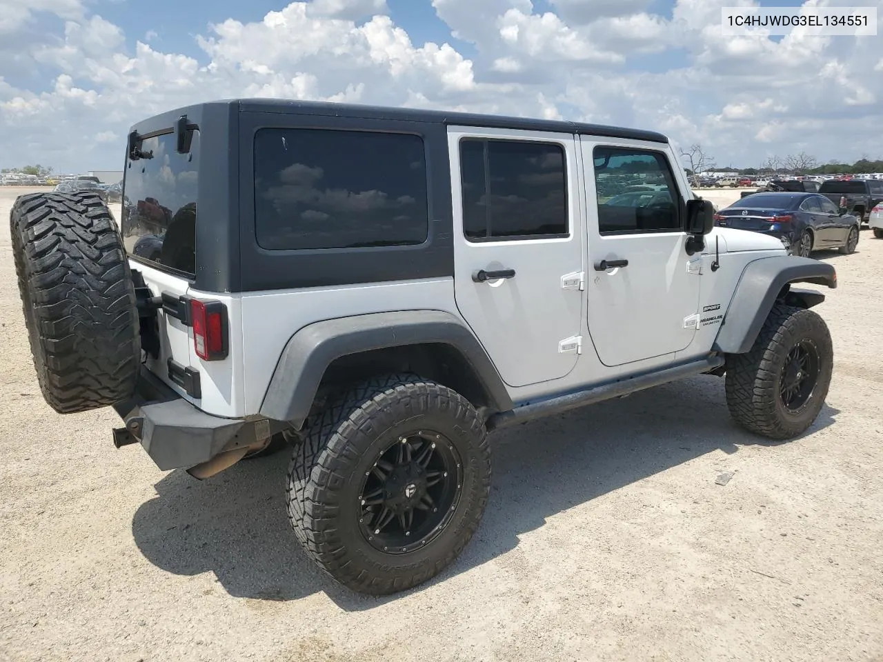 1C4HJWDG3EL134551 2014 Jeep Wrangler Unlimited Sport