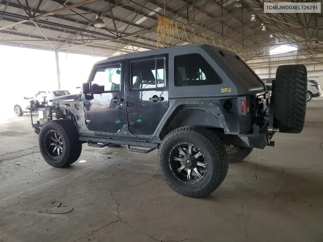 2014 Jeep Wrangler Unlimited Sport VIN: 1C4BJWDGXEL126291 Lot: 58780914