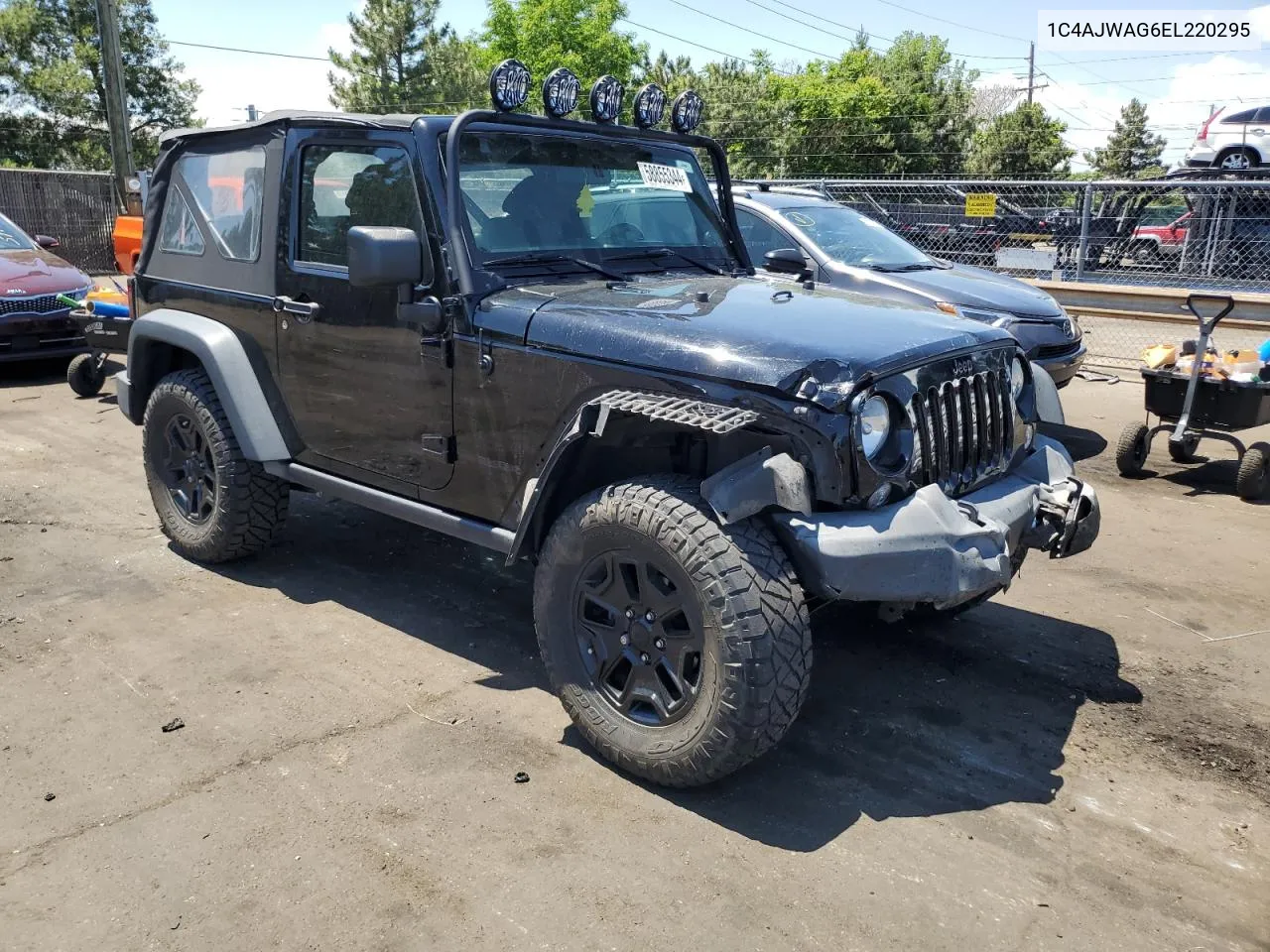 2014 Jeep Wrangler Sport VIN: 1C4AJWAG6EL220295 Lot: 58855344