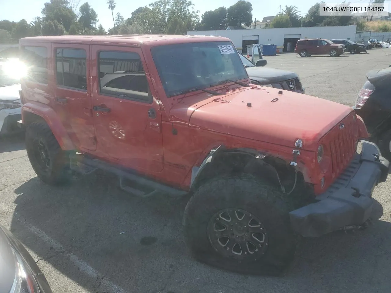 2014 Jeep Wrangler Unlimited Rubicon VIN: 1C4BJWFG0EL184357 Lot: 59174574