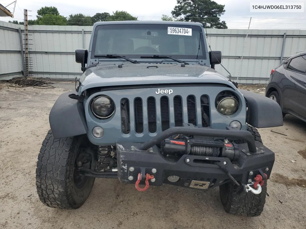 2014 Jeep Wrangler Unlimited Sport VIN: 1C4HJWDG6EL313750 Lot: 59634704