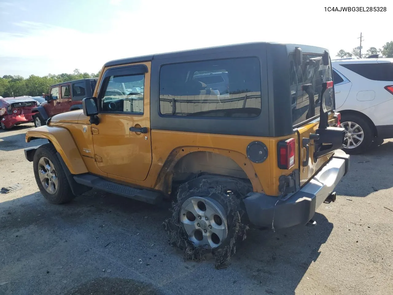 2014 Jeep Wrangler Sahara VIN: 1C4AJWBG3EL285328 Lot: 59884544