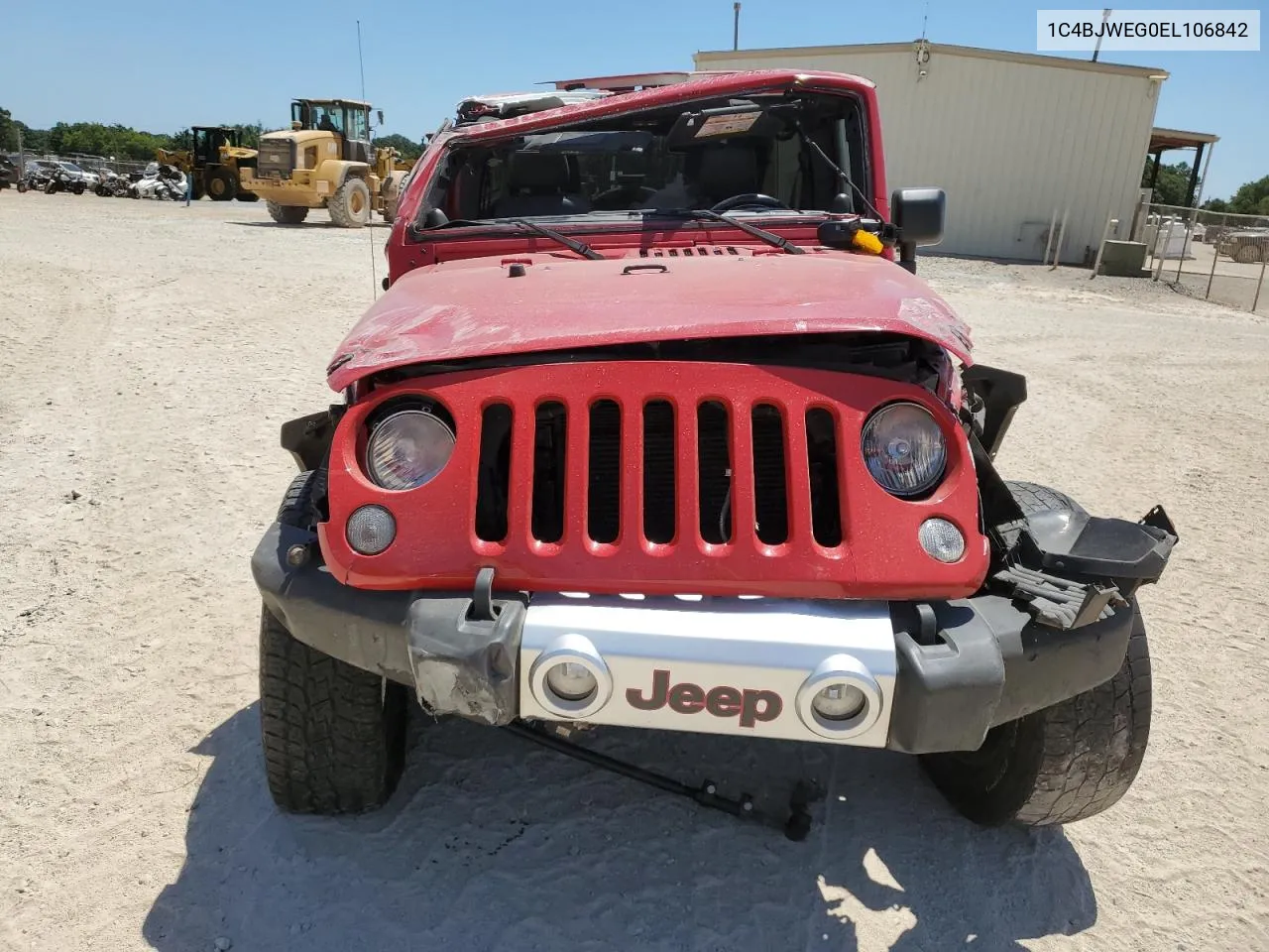 1C4BJWEG0EL106842 2014 Jeep Wrangler Unlimited Sahara