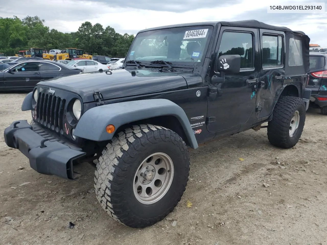 2014 Jeep Wrangler Unlimited Sport VIN: 1C4BJWDG1EL293140 Lot: 60463844