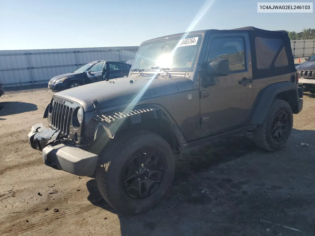 1C4AJWAG2EL246103 2014 Jeep Wrangler Sport