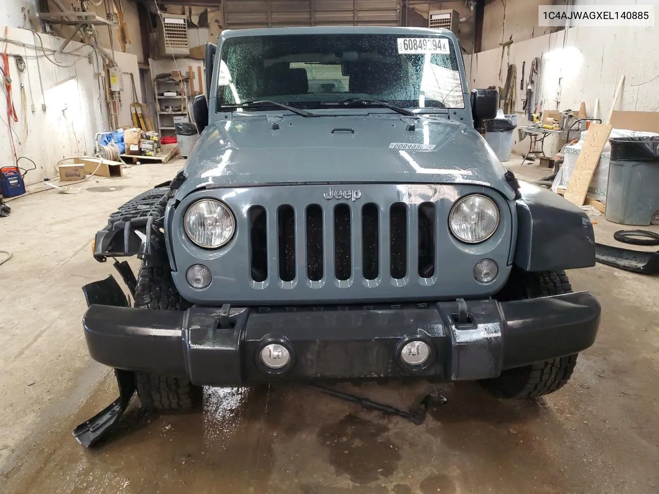 2014 Jeep Wrangler Sport VIN: 1C4AJWAGXEL140885 Lot: 60849394