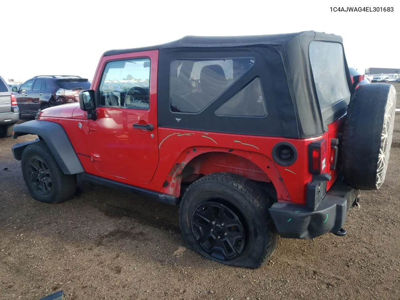 2014 Jeep Wrangler Sport VIN: 1C4AJWAG4EL301683 Lot: 60853784