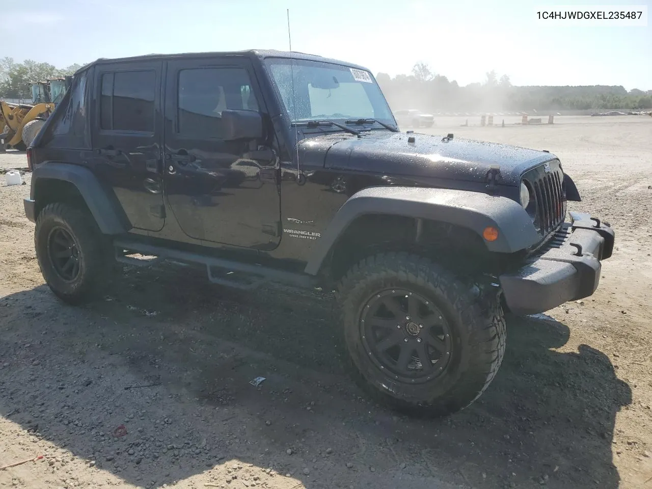 1C4HJWDGXEL235487 2014 Jeep Wrangler Unlimited Sport