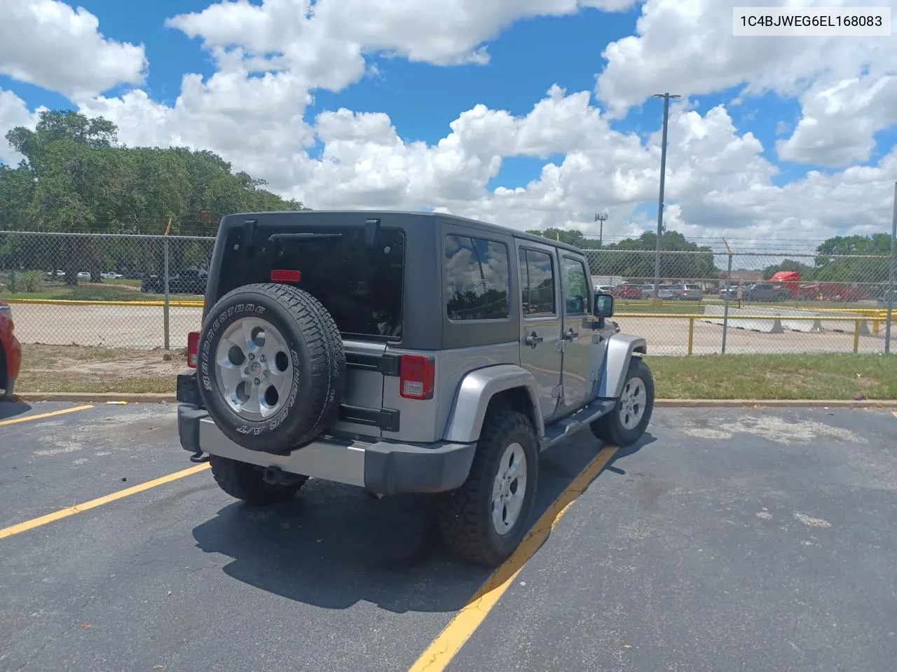 2014 Jeep Wrangler Unlimited Sahara VIN: 1C4BJWEG6EL168083 Lot: 60905474