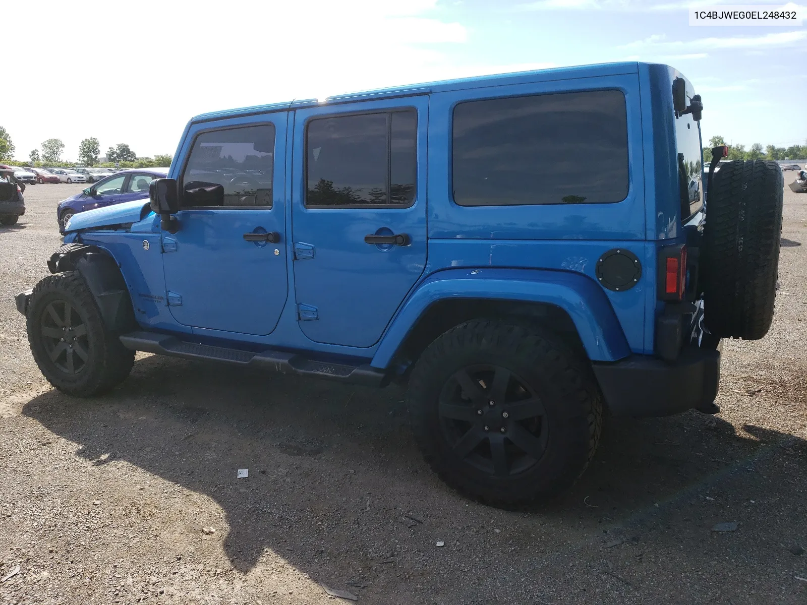 1C4BJWEG0EL248432 2014 Jeep Wrangler Unlimited Sahara