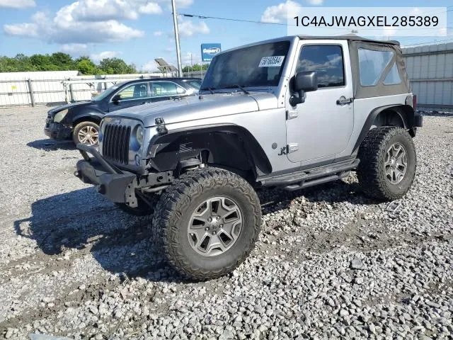 2014 Jeep Wrangler Sport VIN: 1C4AJWAGXEL285389 Lot: 61316444